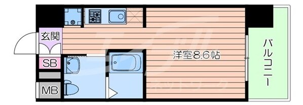 E-SPAAACE西天満の物件間取画像